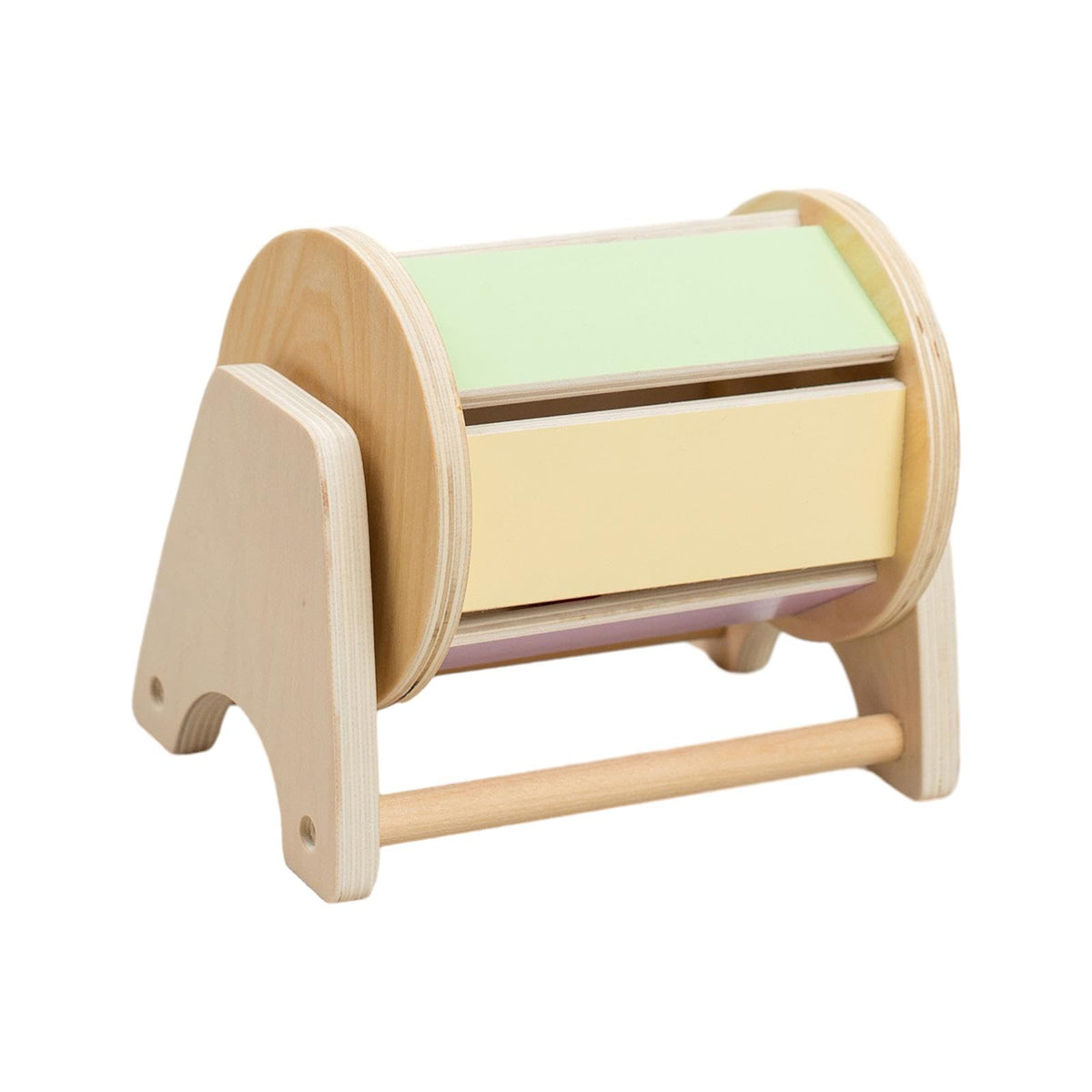 Enakshi (Label) Creations Montessori Inspired Rotatable Sounds Drum Montessori Rotating Drum For Kids