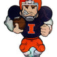 Illinois Fighting Illini Window Light-Up Player
