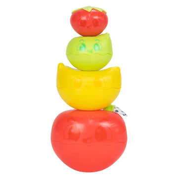Lamaze Stack & Nest Fruit Pals - Nesting And Stacking Play Food Toys - Colorful Baby Stacking Toys - Toddler Stacking Toys - Bab