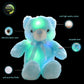 Sofipal Led Teddy Bears Stuffed Animals, Cute Glow Bear Plush Toys Creative Colorful Luminous Light Up Doll Gifts For Bedroom, Kids, Baby, Valentine,Blue,18 Inch
