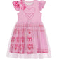 Wonderbabe Descendants Bridget Costume For Girls Kids Princess Rise Red Pink Heart Dress Halloween Dress Up Outfits Size 2-3T