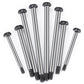 JGGZONE Polished Steel Lock-nut Style Hinge-Pin Threaded Hinge Pins Set Compatible with for 1/10 Traxxa Slash 2WD Hoss Rustler V