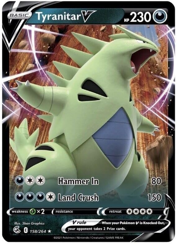 Pokémon TCG Heavy Hitters Premium Collection Box - Blue & Green, Cardboard, 10"x7"x2"