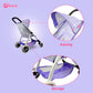 Baby Doll Stroller for 18 inches American Girl Dolls with Multi Function. (DA422-PURPLE)