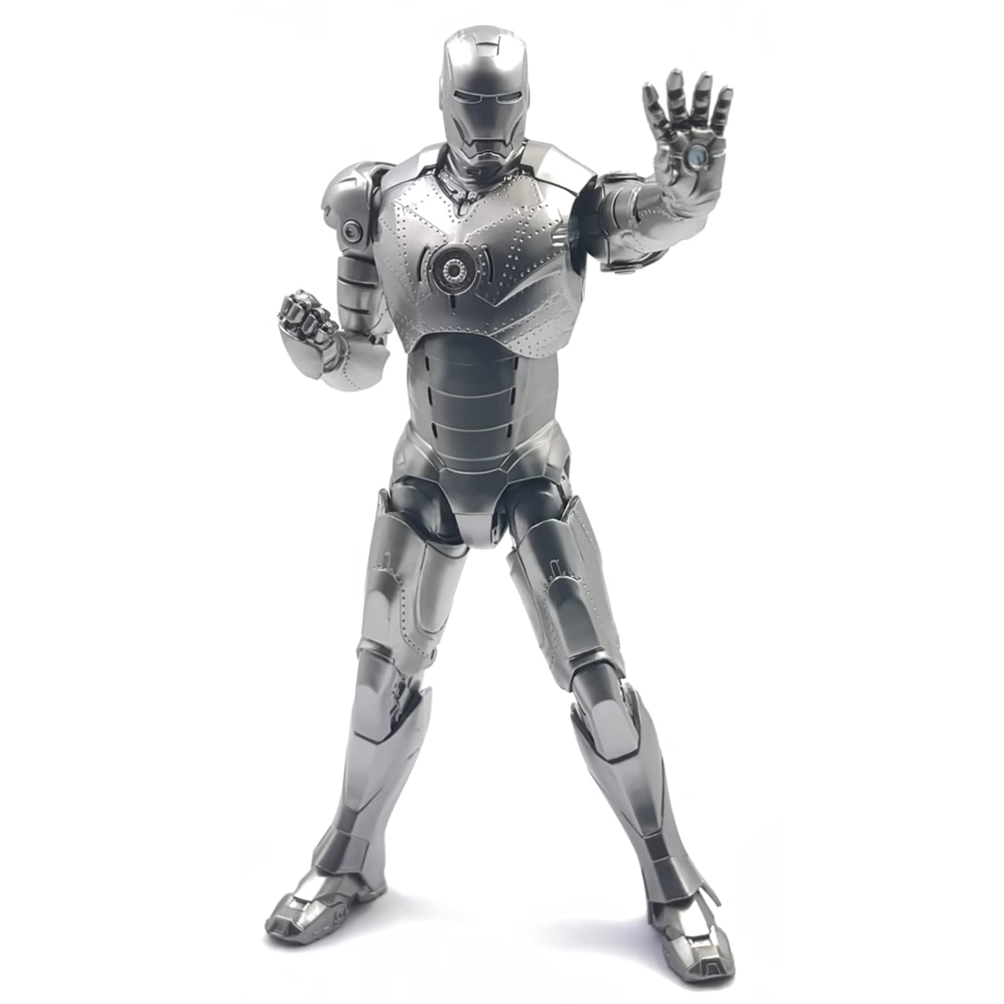 Lonullymege Ironman Mk2 Collectible Action Figure,7 Inch 10Th Anniversary Metal Texture Painting Movable Mark Model Toys (Mk Ii)