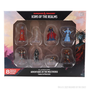 Wizkids D&D Icons Of The Realms: Planescape: Adventures In The Multiverse - Character Miniatures Boxed Set Minis | Painted Figures