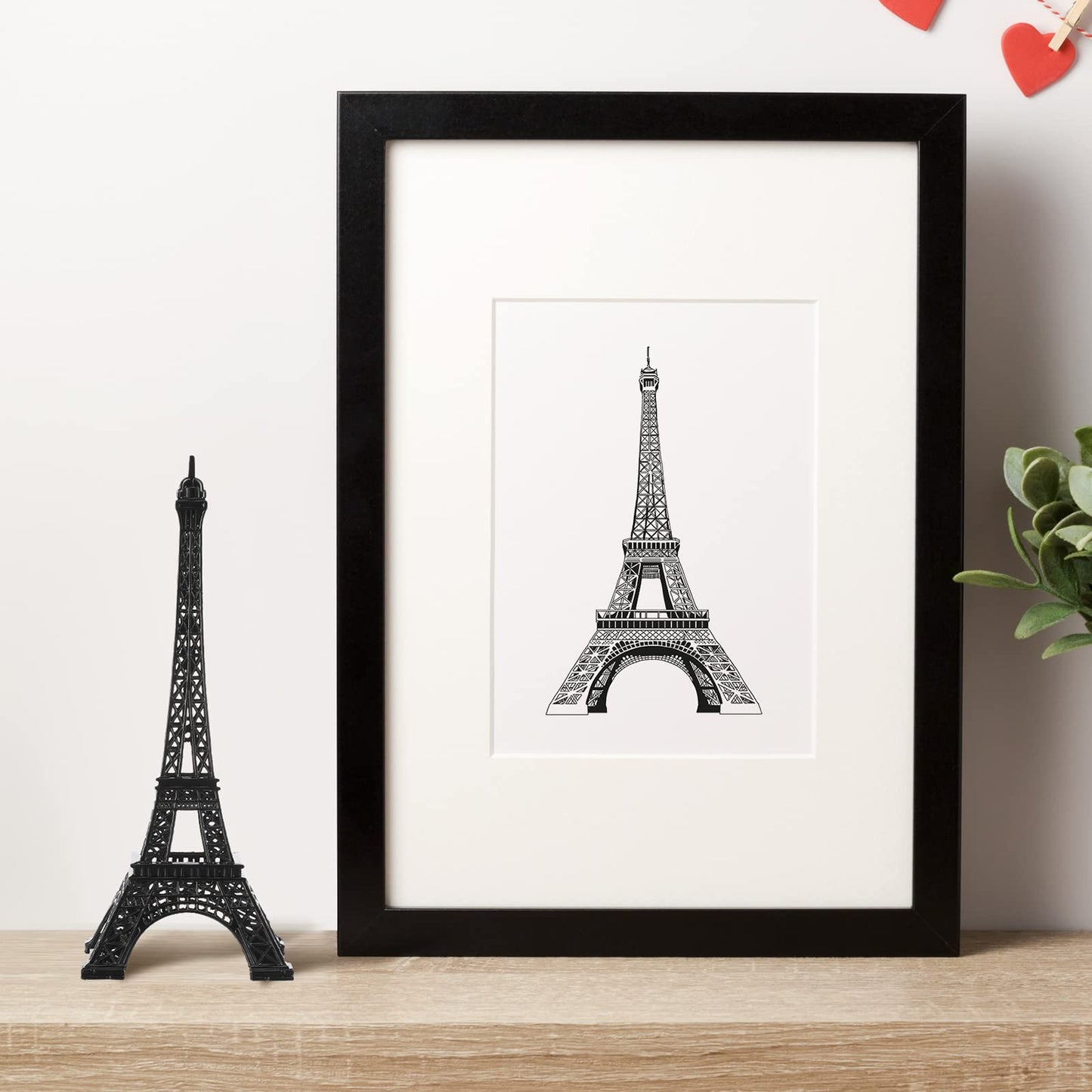 Wesiti 9 Pcs Eiffel Tower Statue Decor Alloy Metal French Paris Multiple Sizes Eiffel Tower Decoration Gift For Cake Topper Table Stand Holder Collectible Figurines Souvenirs(7'')
