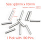 Model# 2754 Stub Axle Pins, Size F2X10Mm (Set Of 100 Pcs) For Traxxas Rc Vehicles
