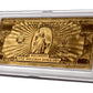 American Art Classics Gold Million Dollar Bill Commemorative - Small Steel Replica