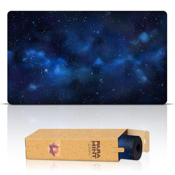 Paramint Cosmic Blue (Stitched) - Mtg Playmat - Compatible With Magic The Gathering Playmat - Play Mtg, Yugioh, Tcg - Original P
