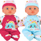 Liberty Imports 2 Pack Twin Baby Dolls Playset - 12 Realistic Soft Body Talking Newborn Boy & Girl Toy Dolls with Magic Milk Bot
