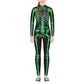 Remimi Boy'S Skeleton Skin Costume Zipper Girls Halloween Bone Skull Bodysuit Outfits Green M