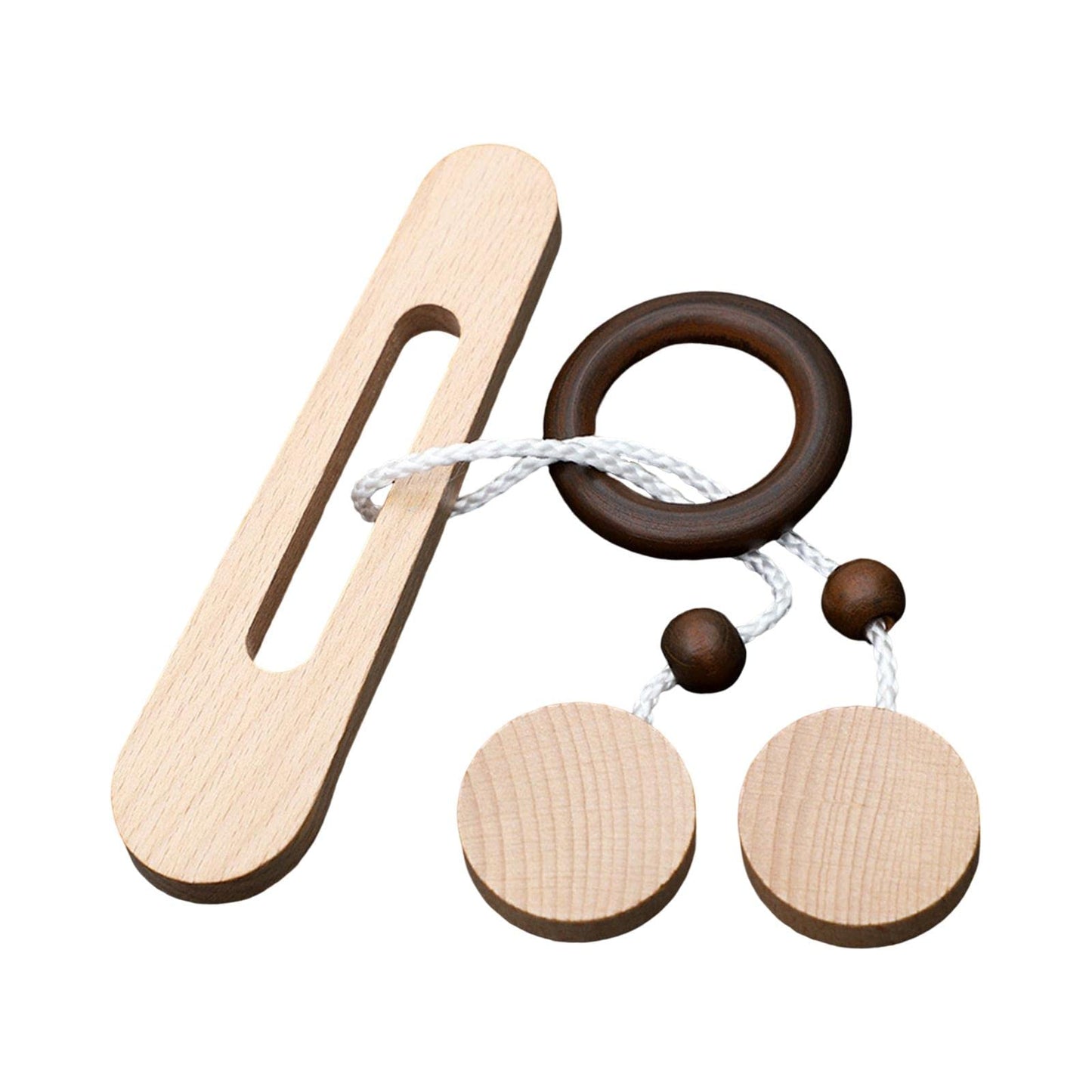 ZOOMELLA Wooden String Puzzle Brain Teaser Educational Toys Logical Game for Kids Adults| Contemporary Puzzles |Toys & Hobbies