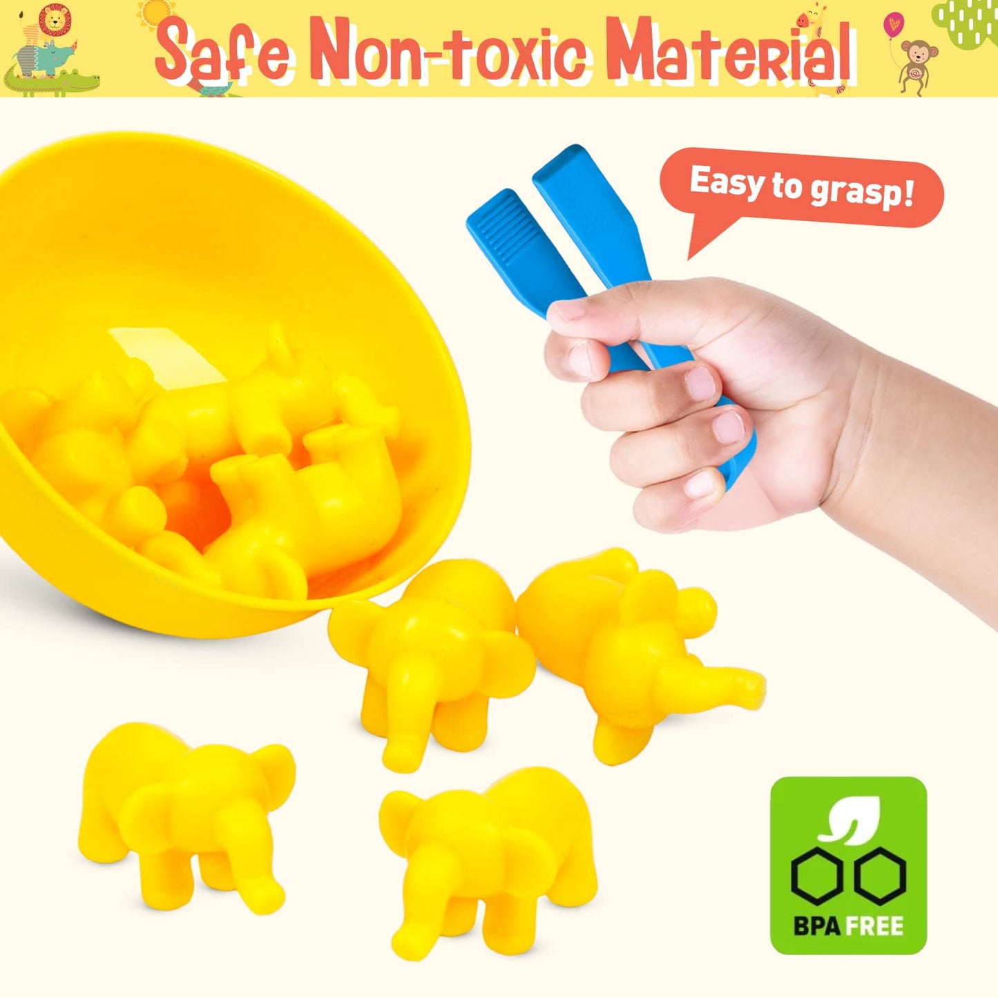 Little Big Friends Tiny Friends | Rattle Toy | Special Stuffed Animal | Easy To Clean | Leon The Pig