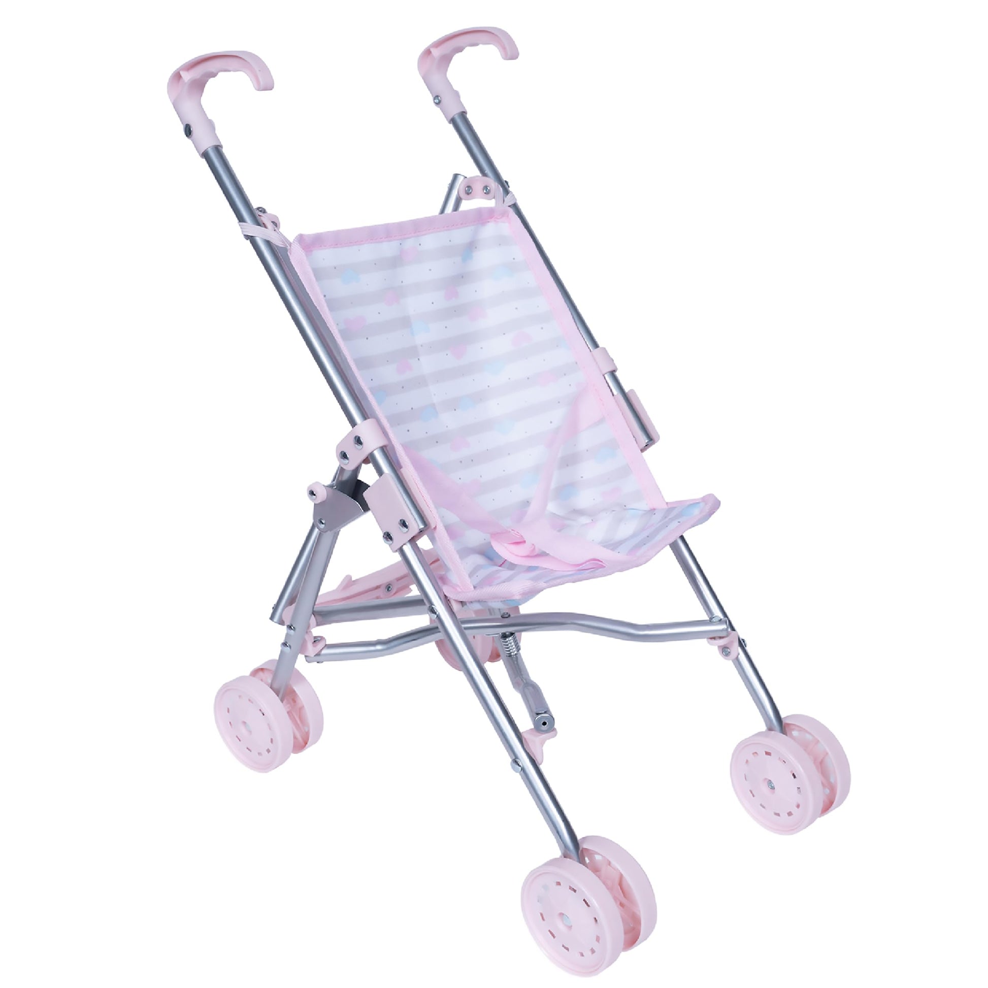 Adora Baby Doll Umbrella Stroller, Pretend Play Toy Accessories for Dolls up to 16 Inch, Foldable & Easy to Store, Smooth Steeri