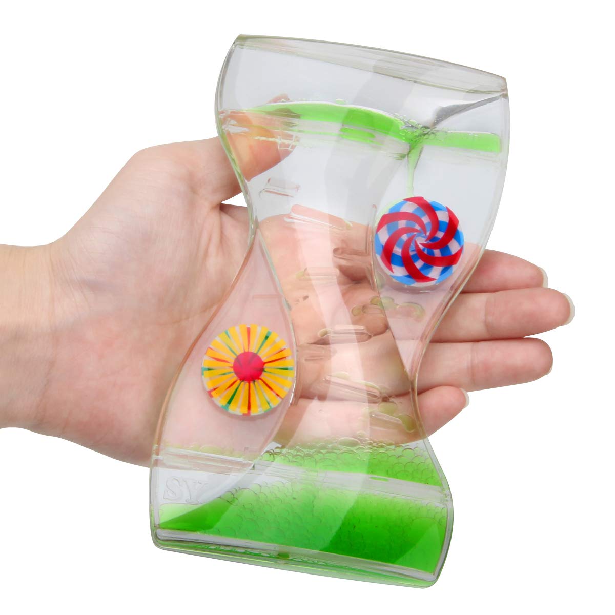 Coitak Liquid Motion Bubbler Timer for Sensory Play, Fidget Toy, Desk ...