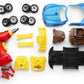Play22 Take Apart Racing Car Set - 30 Pcs, Drill & Engine Sounds, STEM Building Toys for Kids 3+ Years, Multicolor