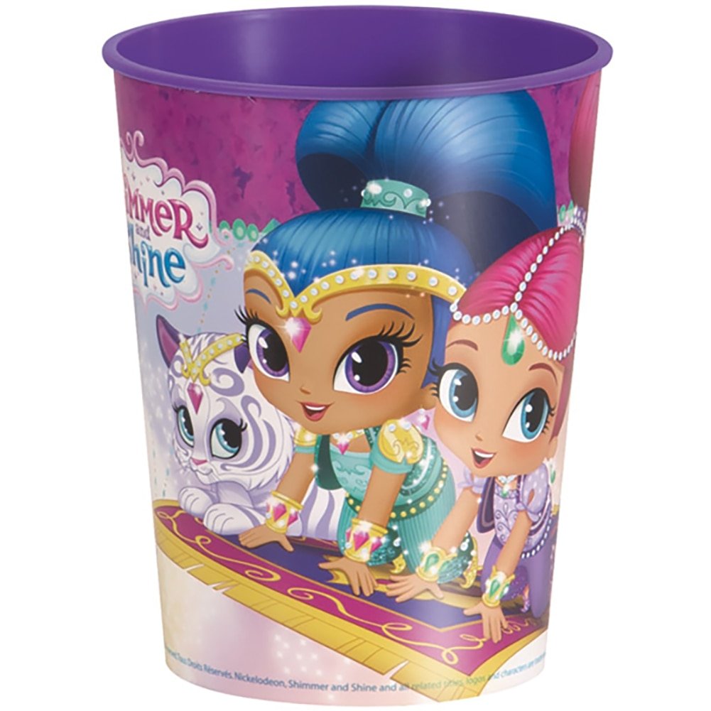 Plastic Stadium Cup - 16Oz, Shimmer And Shine, 1 Pc