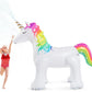 Jasonwell Unicorn Sprinkler Inflatable Unicorn Water Toys Outdoor Inflatable Ginormous Unicorn Yard Sprinkler For Kids (L)