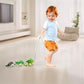 Hape Pull Along Frog Family With Anti-Rollover Wheels, Toddler Push And Pull Toys