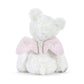 Demdaco Pink Guardian Angel Bear 9.5 Inch Plush Children'S Stuffed Animal Activity Rattle Toy