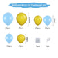 Blue Yellow Balloon Arch Kit,Blue And Yellow Balloons,Pastel Blue Yellow Balloons Garland Kit With Baby Blue Yellow Balloon For