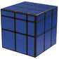 Tanch Qiyi Mirror Speed Cube 3X3 Dysmorphism Magic Cube Puzzle Toy Blue