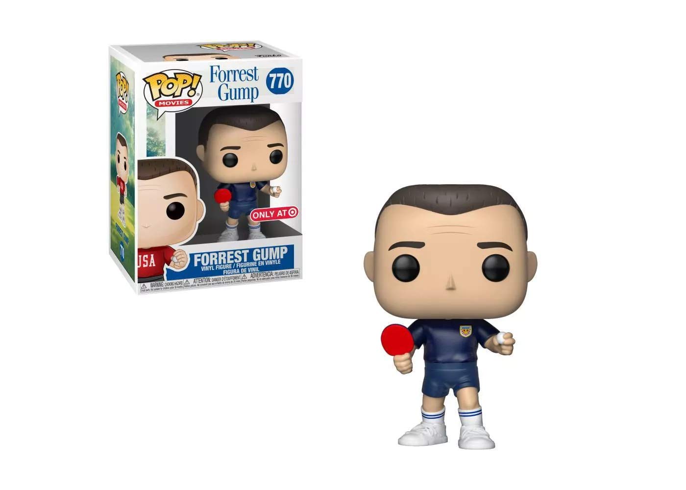 Funko POP Movies Forrest Gump #770 Limited Edition Vinyl Figure - Blue Outfit with Ping Pong Paddle & Chocolates