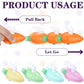 12 Pcs Easter Toys Pull Back Cars Toy Carrot Cars Driven By Rabbit Friction Powered Animal Cars Vehicles Plastic Go Back And For