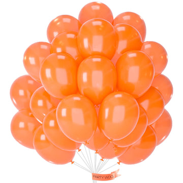 Partywoo Pearl Orange Balloons, 50 Pcs 12 Inch Orange Balloons, Orange Balloons For Balloon Garland Or Balloon Arch As Party Decorations, Birthday Decorations, Baby Shower Decorations, Orange-Z28