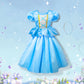 Meland Princess Dress Up For Girls - Dress Up Clothes For Little Girls With Cape, Princess Toys For Girls Age 3,4,5,6 Year Old, Christmas Birthday Gift For Toddler Girls Halloween Role Play