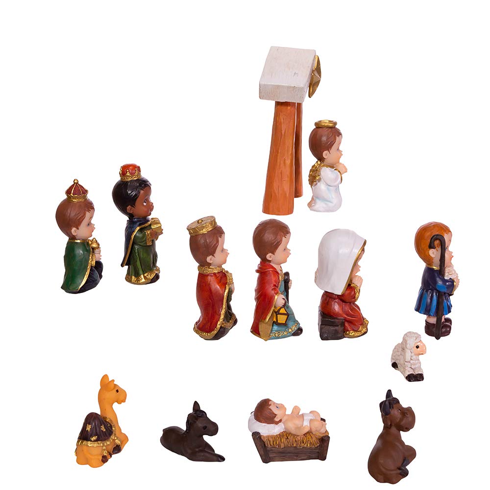 Kurt S. Adler 1.6-4.5' Children'S Nativity, 13-Piece Set (D3762)