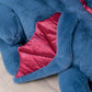 Leahaoe Giant Weighted Stuffed Animal 51.2'' 7Lbs, Soft Dragon Plush Toy, Blue Stuffed Dragon Pillowfort For Kids And Adults(202