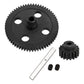 ShareGoo Metal Spur Diff Differential Main Gear 62T & 17T Pinion Motor Gear Center Reduction Compatible with WLtoys 12428 12423