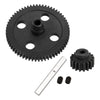 ShareGoo Metal Spur Diff Differential Main Gear 62T & 17T Pinion Motor Gear Center Reduction Compatible with WLtoys 12428 12423