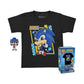 Funko Pocket Pop! & Tee: Sonic - For Children And Kids - Flocked - Small - (S) - Sonic The Hedgehog - T-Shirt - Clothes With Col