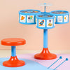 Storio Jazz Drum Set For Kids | Musical Toy Set With 3 Drums, 1 Cymbal, Drumsticks & Stool | Durable Plastic Learning Toy Music 