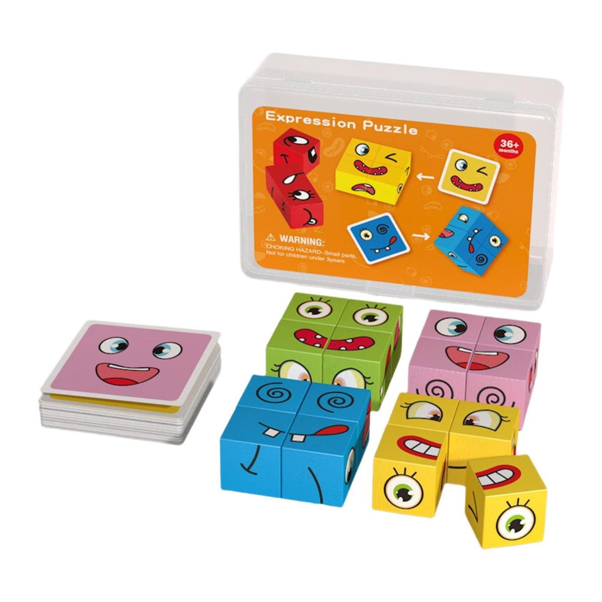 Enakshi Expression Matching Block Puzzles Logical for Preschool Children Adults|Toys & Hobbies | Preschool Toys & Pretend Play |