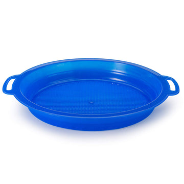 Suwimut 8 Pack Sand Sifter Sieves for Kids Beach Sand Toys, 9.75 x 8.75 Inch Plastic Sand Sifting Pan Sand Strainer for Gardenin