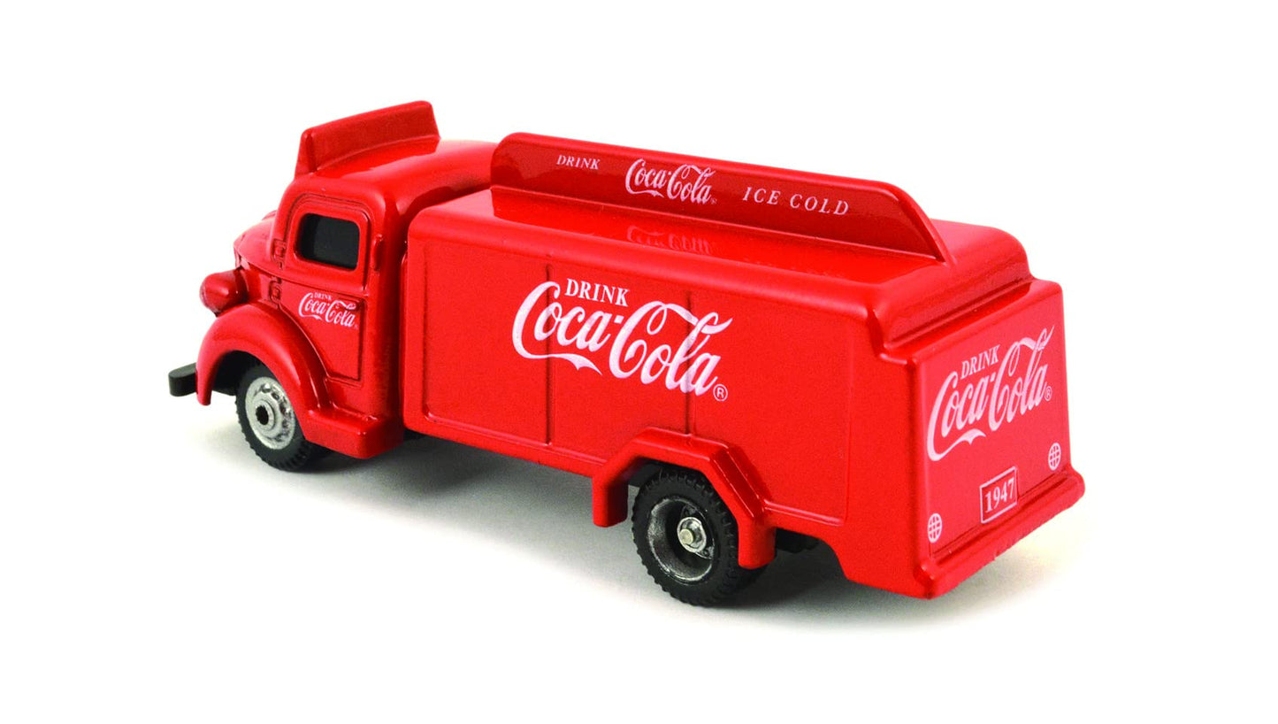 Motor City Classics | Coca-Cola 1947 Bottle Truck (Red) | 1:87 Scale Model Diecast Collectible | 440537