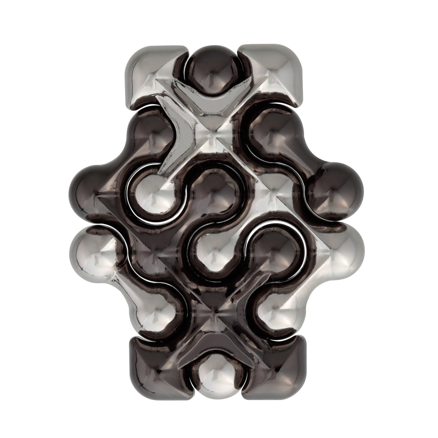 BePuzzled |Dot Hanayama Metal Brainteaser Puzzle Mensa Rated Level 2  for Ages 12 and Up