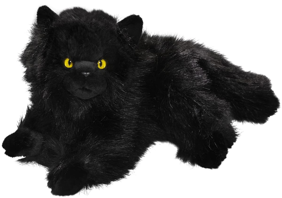Cat, Persian Black, 12 Inches, 30Cm, Plush Toy, Soft Toy, Stuffed Animal 3474