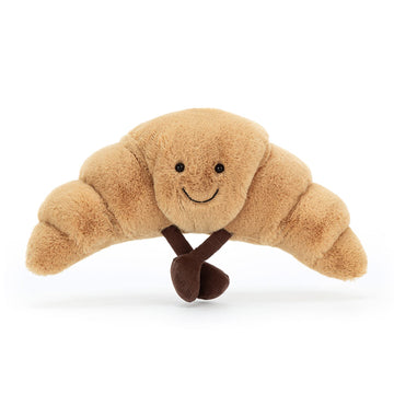 Jellycat Amuseables Croissant Plush Toy - Small 8.5 Multi Polyester Stuffed Animal