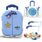 Wembley Magnetic Fishing Game For Kids Rechargeable Fish Catching Board Game With C-Type Charging Cable Music & Lights For Boys 