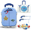 Wembley Magnetic Fishing Game For Kids Rechargeable Fish Catching Board Game With C-Type Charging Cable Music & Lights For Boys 