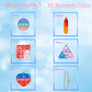 Pop Fidget Keychain Mini Fidget Toys Bulk 180 Pack Party Favors For Kids 3-5 4-8 Year Boys Girls Push Pops Bulk Stocking Pinata