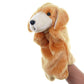 Plush Puppets Dog Puppy Stuffed Animal Toys For Imaginative Pretend Play Storytelling (Brown)