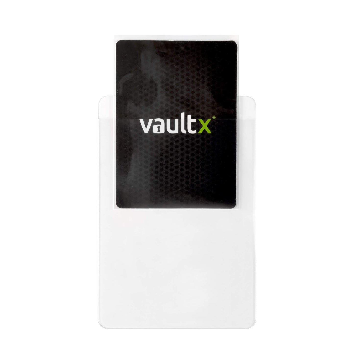 Vault X Semi-Rigid Trading Card Holders, 50 Pack, Clear Plastic Sleeves for TCG & Sports Card Grading, Model VX-PR00-00CL50