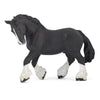 Papo - Hand-Painted - Figurine - Horses,Foals And Ponies - Black Shire Horse Figure-51517 - Collectible - For Children - Suitable For Boys And Girls - From 3 Years Old