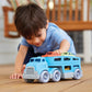 Green Toys Car Carrier, Blue - Pretend Play, Motor Skills, Kids Toy Vehicle. No BPA, phthalates, PVC. Dishwasher Safe, Recycled